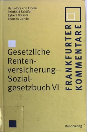 Bild des Verkufers fr Gesetzliche Rentenversicherung - Sozialgesetzbuch VI. zum Verkauf von books4less (Versandantiquariat Petra Gros GmbH & Co. KG)