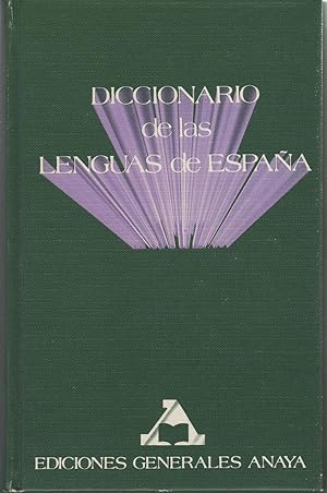 Seller image for DICCIONARIO DE LAS LENGUAS DE ESPAA for sale by Librera Hijazo