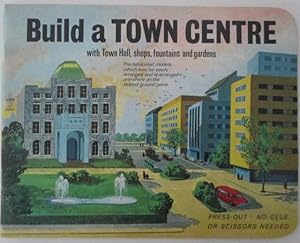 Build a Town Centre with Town Hall, shops, fountains and gardens. Press out paper model