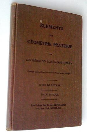 Éléments de géométrie pratique. Livre de l'élève