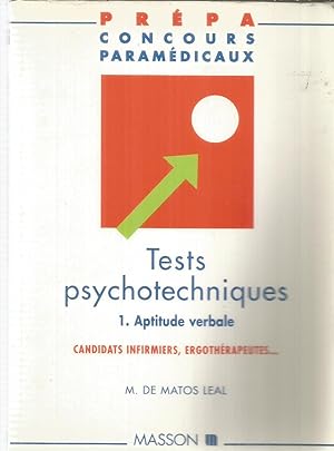 Concours paramédicaux - Test Psychotechniques 1 - Aptitude verbale