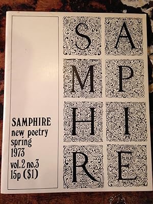 Samphire New Poetry Spring 1973 Volume 2 No. 3