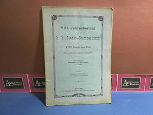 VIII. Jahresbericht des k. k. Staatsgymnasiums im XVIII. Bezirke von Wien für das Schuljahr 1914/16.