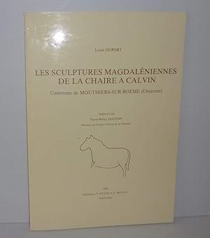 Les sculptures magdaléniennes de la chaire à Calvin. Commune de Mouthiers-sur-boeme (Charente). O...