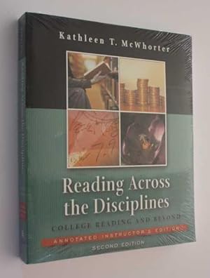 Seller image for Reading Across the Disciplines: College Reading and Beyond Annotated Instructor's Edition, Second Edition for sale by Cover to Cover Books & More