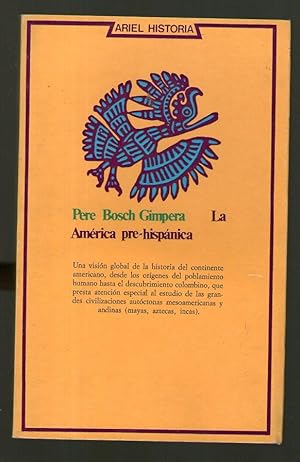 Imagen del vendedor de AMERICA PRE-HISPANICA, LA a la venta por Libreria Bibliomania