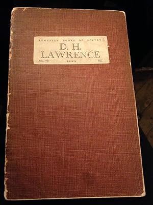 D. H. Lawrence ( No. 78 Benn's Augustan Books of Poetry )