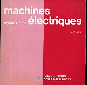 Imagen del vendedor de Machines lectriques Terminales F1, F2, F4 a la venta por L'ivre d'Histoires