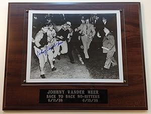 Signed Photograph mounted to a plaque