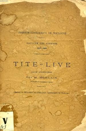 Seller image for TITE-LIVE, LECON D'OUVERTURE for sale by Le-Livre