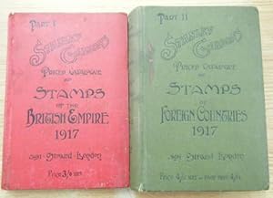 STANLEY GIBBON'S PRICED CATALOGUE OF STAMPS OF THE BRITISH EMPIRE 1917. PART 1, PART II (2 VOL)