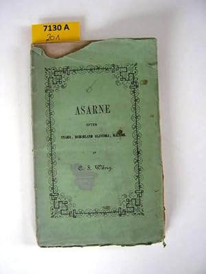 Immagine del venditore per Asarne efter Nyare, Deribland Slavinska, Kllor. venduto da Augusta-Antiquariat GbR