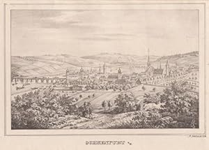 Imagen del vendedor de Lithographie von A. Schleich (12,1 x 19 cm). Erschien als Beilage zum Wrzburger Abendblatt, um 1850. a la venta por Klaus Schneborn