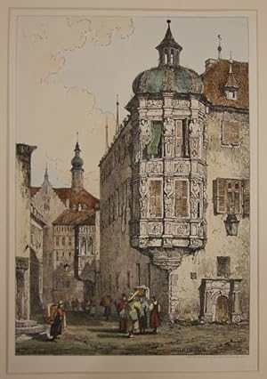 Wurzburg. Handkolor. Photo-Lithographie bei Sprague & Co, East Harding Street, Fetter, Lane nach ...