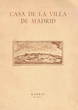 Imagen del vendedor de CASA DE LA VILLA DE MADRID. a la venta por Librera Torren de Rueda