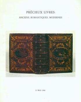 Precieux Livres: Anciens, Romantiques, Modernes. 21 May, 1986.