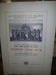 Seller image for Madrid, 1830-1870 for sale by La Leona LibreRa