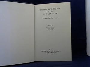 Seller image for British Philosophy in the Mid-Century. A Cambridge Symposium. for sale by Antiquariat Michael Solder