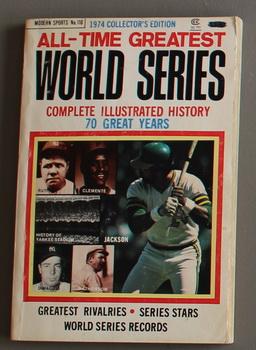 Seller image for All Time Greatest World Series - 1974 Collectors Edition Coomplete Illustrated History 70 Great Years. - Modern Sports # 110 for sale by Comic World