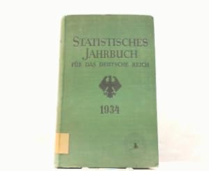 Image du vendeur pour Statistisches Jahrbuch fr das Deutsche Reich. 53. Jahrgang / 1934. mis en vente par Antiquariat Ehbrecht - Preis inkl. MwSt.