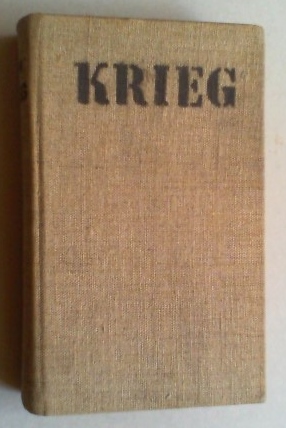 Seller image for Krieg. (1.-10. Tsd.). for sale by Antiquariat Sander