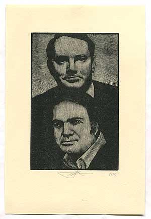 Bild des Verkufers fr Thomas Wolfe and Pat Conroy Frontispiece Print zum Verkauf von Between the Covers-Rare Books, Inc. ABAA
