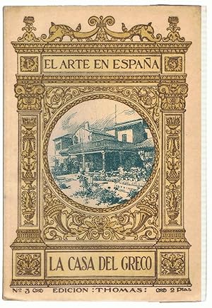 Seller image for LA CASA DEL GRECO. for sale by Librera Torren de Rueda