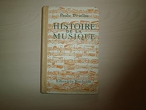 Bild des Verkufers fr HISTOIRE DE LA MUSIQUE zum Verkauf von Le temps retrouv