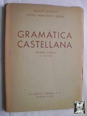 Immagine del venditore per GRAMTICA CASTELLANA. PRIMER CURSO venduto da Librera Maestro Gozalbo