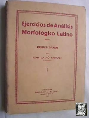 EJERCICIOS DE ANÁLISIS MORFOLÓGICO LATINO. PRIMER GRADO