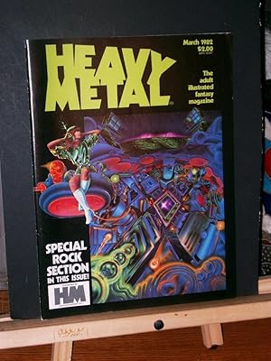 Image du vendeur pour Heavy Metal Magazine March 1982 mis en vente par Tree Frog Fine Books and Graphic Arts