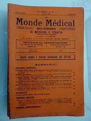 Lotto Riviste "LE MOND MEDICAL Rivista Internazionale di Medicina e Terapia, Edizione Italiana, A...