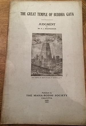 The Great Temple of Buddha Gaya : Judgment in the Court of the District Magistrate at Gaya [19th ...