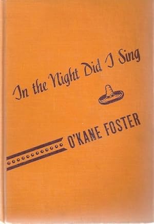 Seller image for In the night did I sing for sale by Hill Country Books