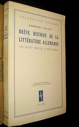 Seller image for Brve histoire de la littrature allemande. (Du XVIIIe sicle  nos jours) for sale by Le Chemin des philosophes