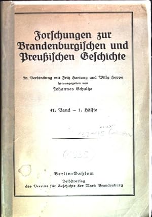 Seller image for Friderizianische Probleme aus: Forschungen zur Brandenburgischen und PreuischenGeschichte; 47, 1. Hlfte for sale by books4less (Versandantiquariat Petra Gros GmbH & Co. KG)