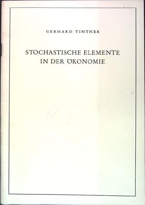 Seller image for Stochastische Elemente in der konomie; Bonner Akademische Reden 39; for sale by books4less (Versandantiquariat Petra Gros GmbH & Co. KG)