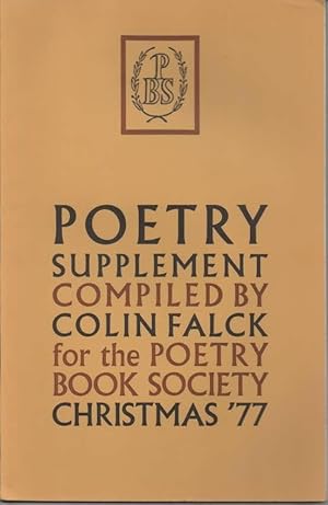 Seller image for Poetry Supplement Christmas '77 for sale by C P Books Limited