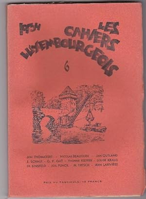 Les Cahiers Luxembourgeois - 1934- N.6