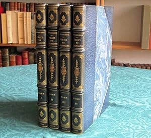 Seller image for Choix de Chansons mises en Musique. 4 volumes. for sale by Livres et Collections