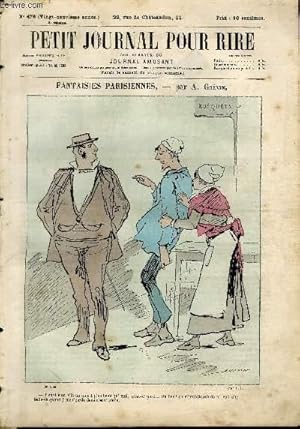 Seller image for Petit journal pour rire N476 de la 3me srie - Fantaisies parisiennes for sale by Le-Livre