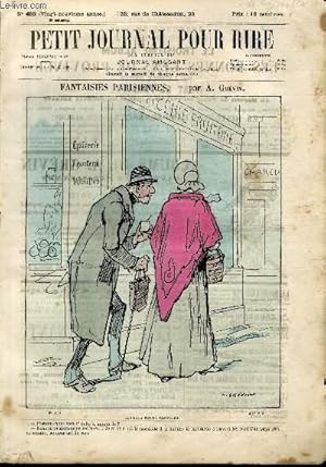 Image du vendeur pour Petit journal pour rire N488 de la 3me srie - Fantaisies parisiennes mis en vente par Le-Livre