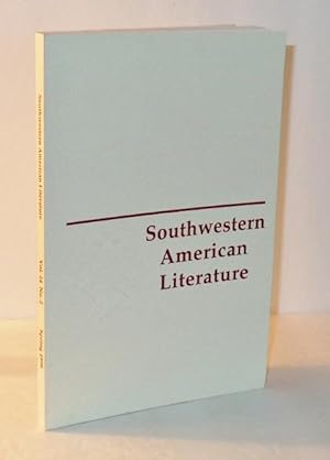 Image du vendeur pour Southwestern American Literature; Vol. 24, No. 2; Spring 1999 mis en vente par Whiting Books