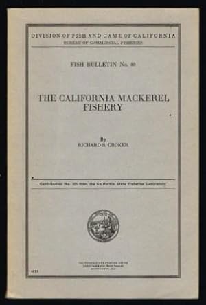 Seller image for The California Mackerel Fishery for sale by Antiquarius Booksellers