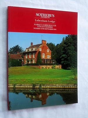 The Contents of Lubenham Lodge, Market Harborough. 12th September 1995, Sotheby's London Auction ...