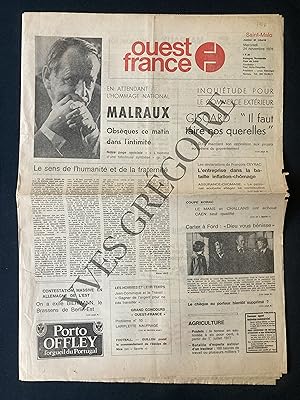 OUEST FRANCE-MERCREDI 24 NOVEMBRE 1976