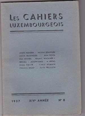 Les Cahiers Luxembourgeois - 1937 - N.8