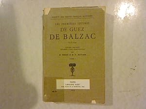 Seller image for Les Premieres Lettres de Guez de Balzac 1618 -1627. Edition critique precedee d'une introduction par H. Bibas et K.-T. Butler. Tome I. for sale by Antiquariat Bookfarm