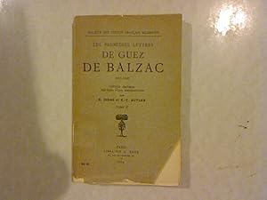 Seller image for Les Premieres Lettres de Guez de Balzac. 1618 -1627. Edition critique precedee d'une introduction par H. Bibas et K.-T. Butler. Tome II. for sale by Antiquariat Bookfarm