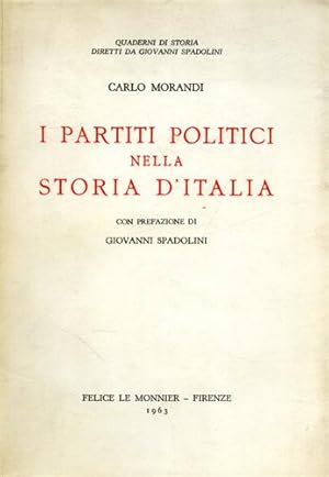 Bild des Verkufers fr I partiti politici nella storia d'Italia. zum Verkauf von FIRENZELIBRI SRL